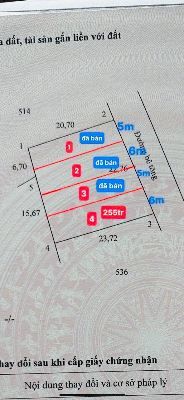 Đất nền Hòa Hiệp, Vĩnh Long 138m² giá chỉ 255 triệu - Sở hữu ngay hôm nay!