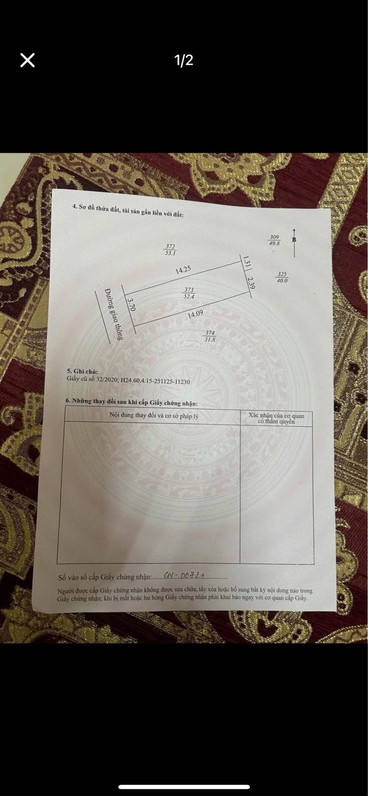 Đất nền khu phố 3, phường Nhị Châu, TP Hải Dương 52m² giá 1.38 tỷ - Sổ đỏ chính chủ, tiện ích đầy đủ!