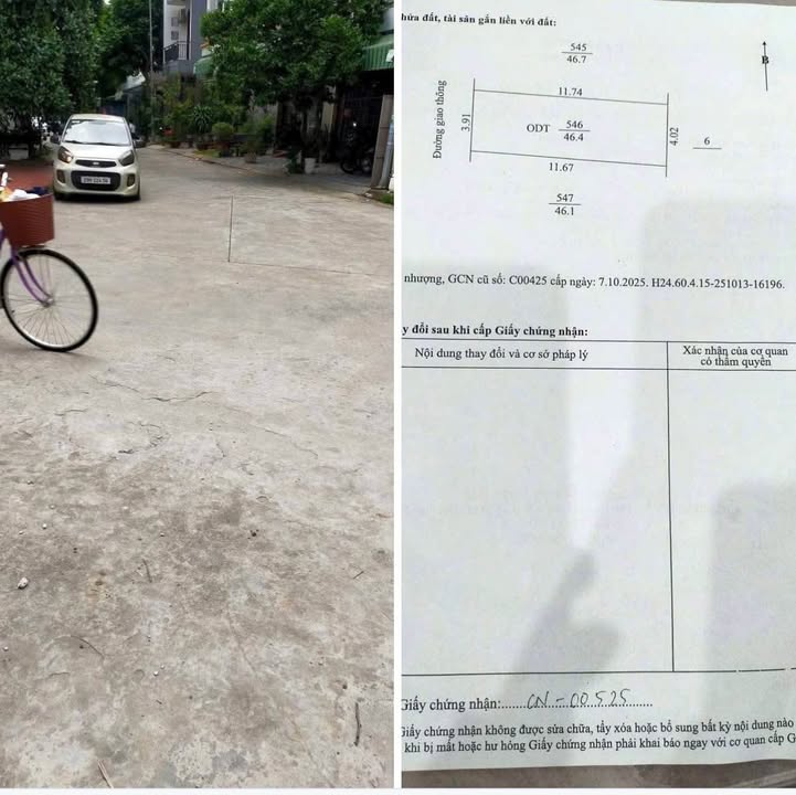 Lô đất đẹp Ngọc Châu, Hải Dương 46m² giá 2 tỷ - Cơ hội đầu tư sinh lời!