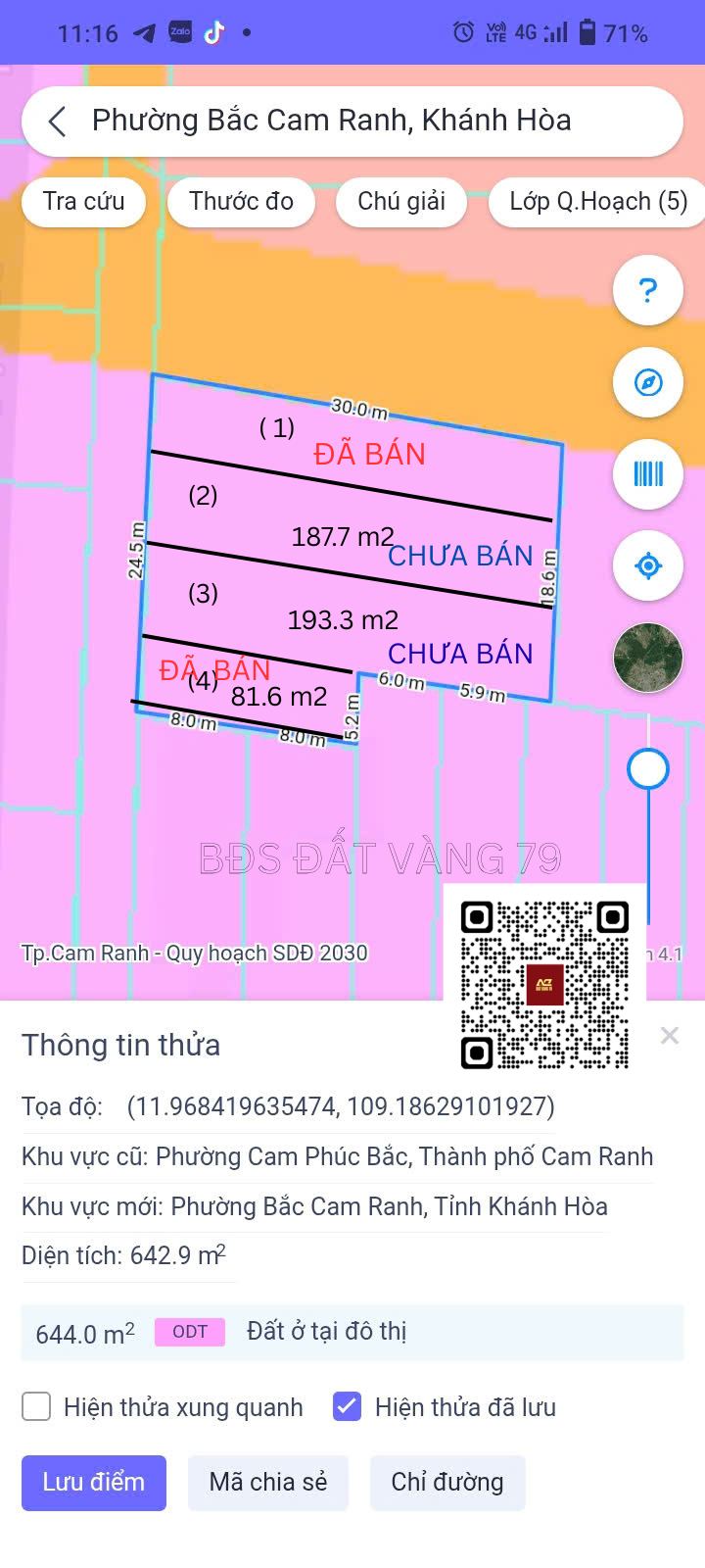 Đất nền Bắc Cam Ranh 187m² giá 2 tỷ - Sổ hồng riêng, đầu tư sinh lời nhanh!