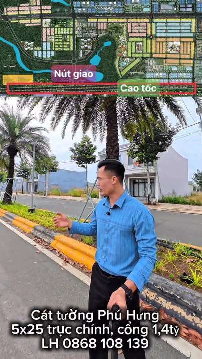 Đất mặt tiền Đại lộ Khải Hoàn Đồng Xoài 125m² giá 1.4 tỷ - Đầu tư sinh lời ngay!