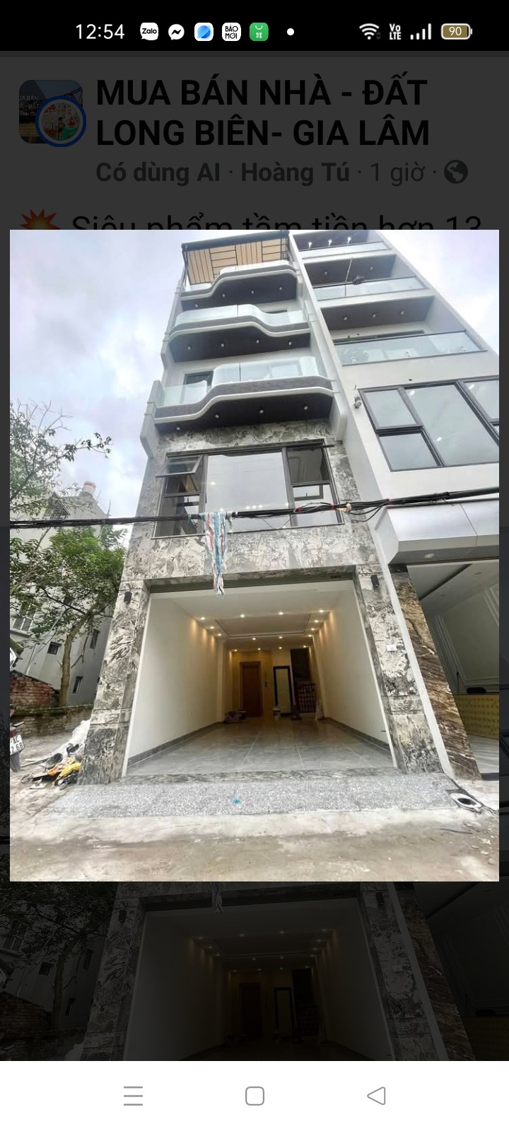 Nhà 6 tầng Bát Khối Long Biên 50m² giá 11 tỷ - Thiết kế cực đẹp, ô tô vào tận nơi!