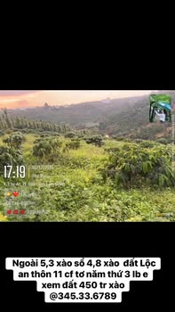 Đất nền Lộc An, Long Thành 20.520m² giá 1.62 tỷ - Sổ đỏ chính chủ