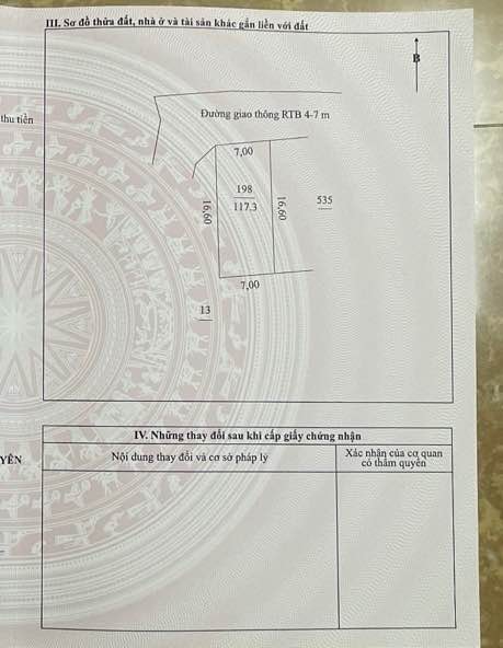 Đất thổ cư 117.3m² ngõ 321 Tân Long giá chỉ 900 triệu - Đầu tư sinh lời ngay!