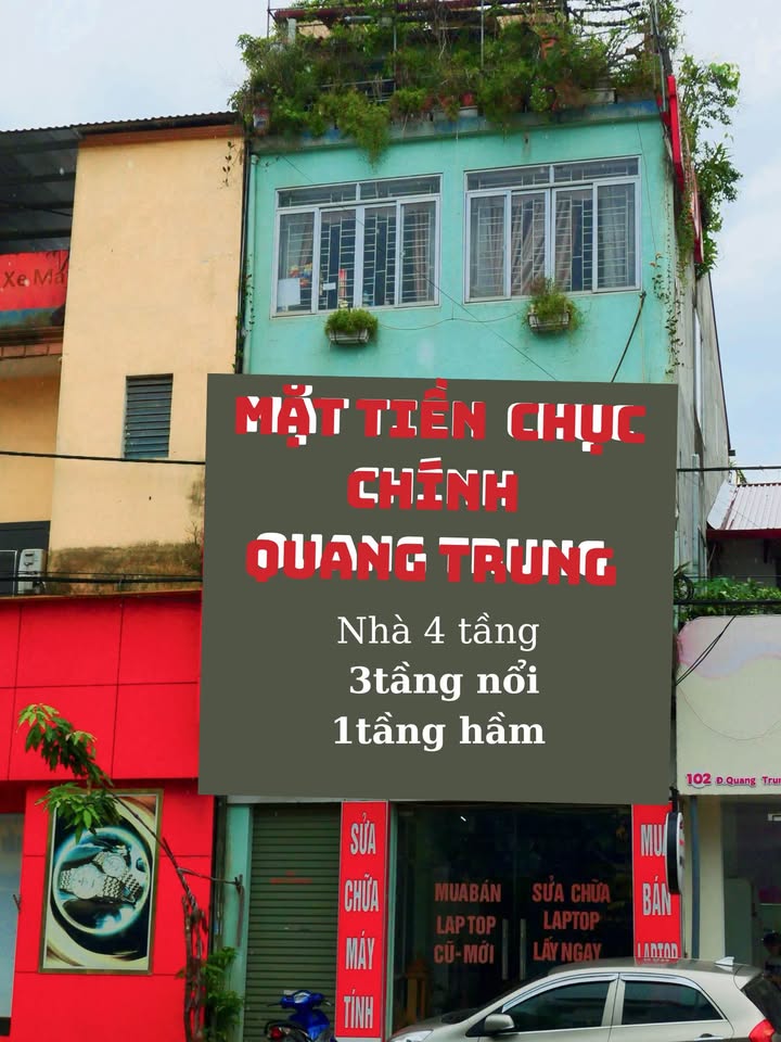Bán gấp nhà FrontHouse 66m² mặt phố Quang Trung, Thái Nguyên - Đầu tư sinh lời ngay!