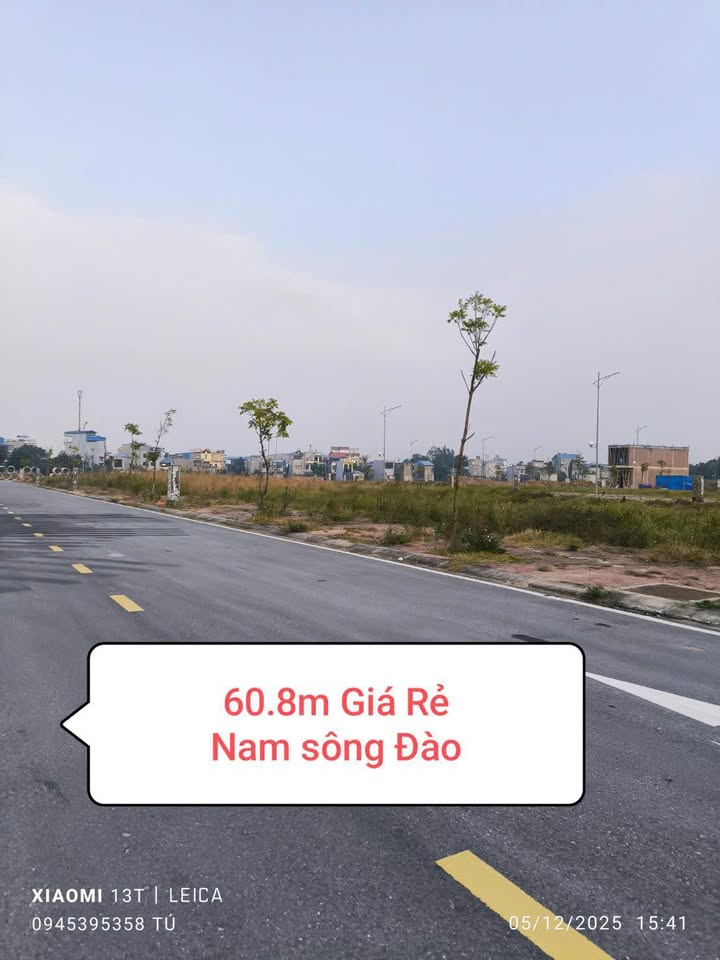 Lô đất 61m² đường Vũ Hữu Lợi, Nam Định - Giá cả hợp lý, cơ hội đầu tư tốt!