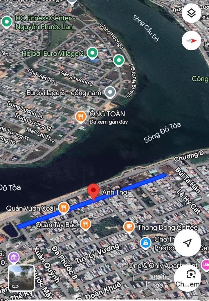 Đất nền lô góc 2 mặt tiền Anh Thơ & Mạc Cửu - Đà Nẵng 340m² - Giá thương lượng hấp dẫn!