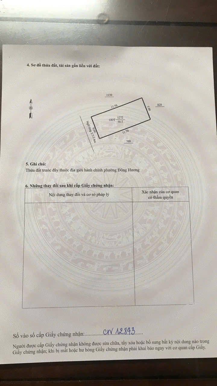 Đất nền Đông Hương, Thanh Hóa 60m² giá chỉ 3 tỷ - Gần công viên nước Đông Hương!