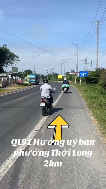 Đất thổ cư Thới Long, Ô Môn 155m² giá 700 triệu - Đường nhựa ô tô vào tận nơi!