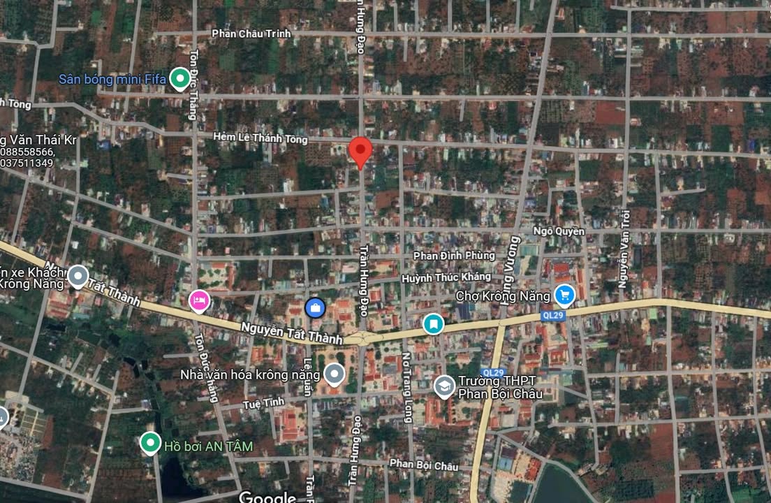 Đất nền trung tâm huyện Krông Năng 60m² - Tiềm năng sinh lời cực cao!