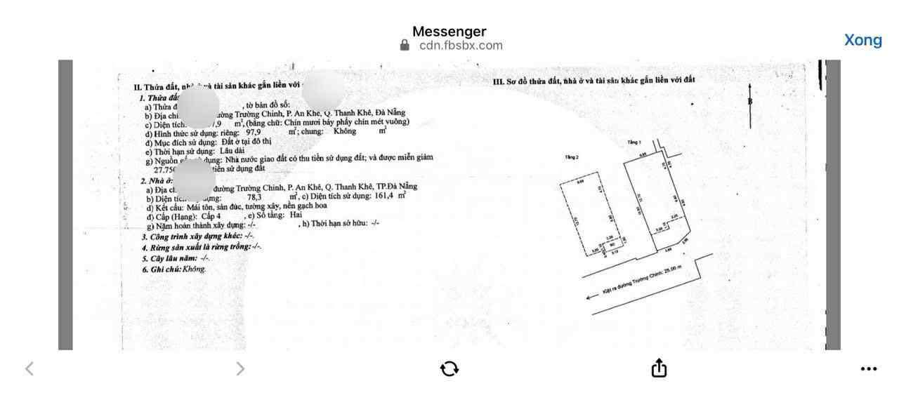 Nhà 2 tầng kiên cố tại phường An Khê, Đà Nẵng - Giá chỉ 5,1 tỷ - Chính chủ bán gấp!