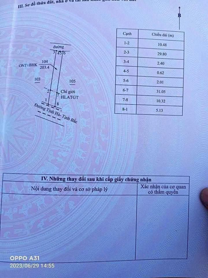Đất Tịnh Bắc 210m² giá chỉ 4xx triệu - Bán gấp, cơ hội đầu tư!