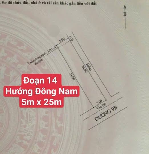 Bán đất nền đường 14, P4, TP Tây Ninh 125m² - Sổ đỏ chính chủ, giá chỉ 1 tỷ!