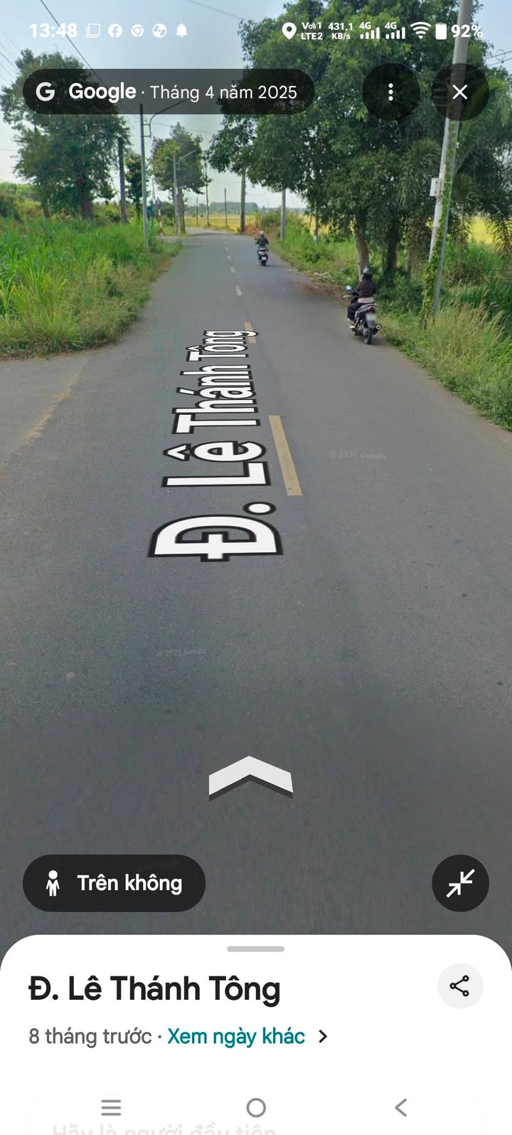 Đất nền 8 sào mặt tiền đường Lê Thánh Tông, Đất Đỏ, 16 tỷ - Pháp lý rõ ràng!