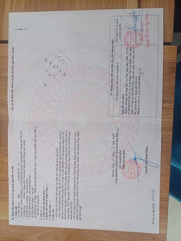 Đất nền Tiên Phương, Chương Mỹ 45m² giá 2 tỷ - Đầu tư sinh lời ngay!