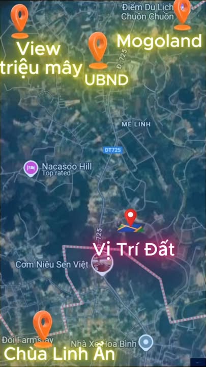 Đất thổ cư Mê Linh Lâm Hà 2068m² giá 4.5 tỷ - View đẹp, gần trung tâm Đà Lạt!