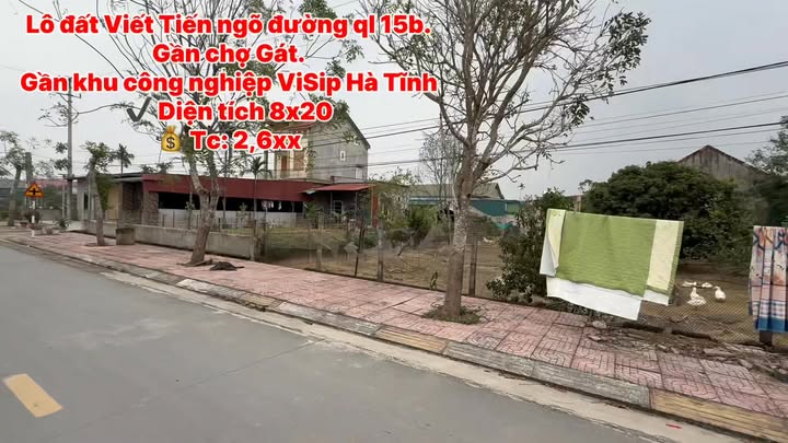 Đất nền Việt Tiến Thạch Hà 160m² giá 2.6 tỷ - Cơ hội đầu tư tuyệt vời!