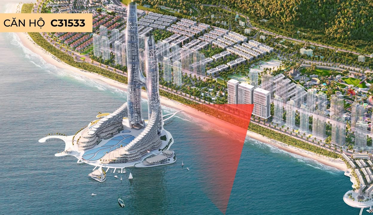 Căn hộ 3 phòng ngủ Sun Centro Town Hạ Long 69.9m² giá 7.503 tỷ - View biển tuyệt đẹp!