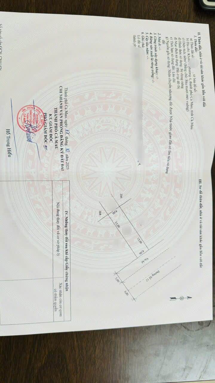 Nhà bán Đường số 12, phường 4, Cà Mau 60m² giá 1 tỷ - Đầu tư sinh lời ngay!