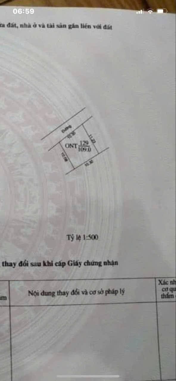 Đất thổ cư Thái Tân Nam Sách 109m² giá 800 triệu - Cơ hội đầu tư tuyệt vời!