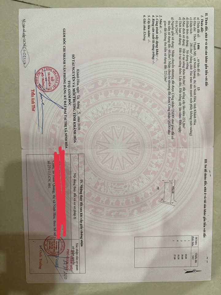 Đất nền Ninh Quang Khánh Hòa 290m² giá 3.2 triệu/m² - Đầu tư sinh lời ngay!