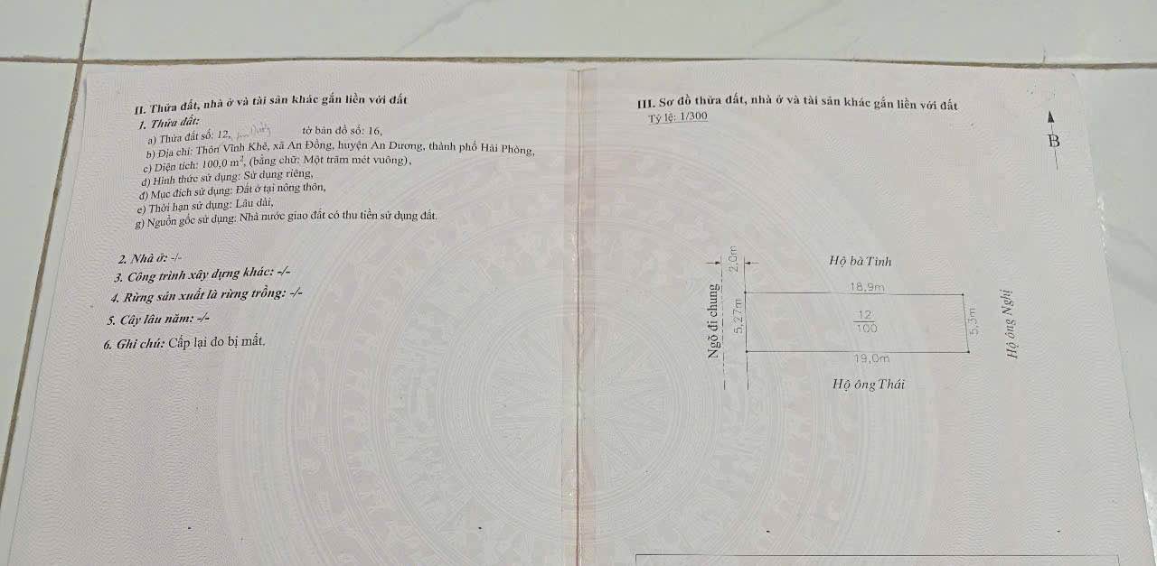 Đất nền Vĩnh Khê 100m² giá 2 tỷ - Cơ hội đầu tư hiếm có!