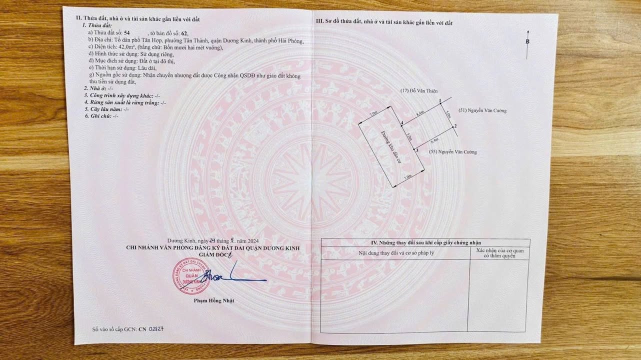 Đất Tân Hợp, Tân Thành 42m² giá 1.5 tỷ - Sổ đỏ chính chủ!