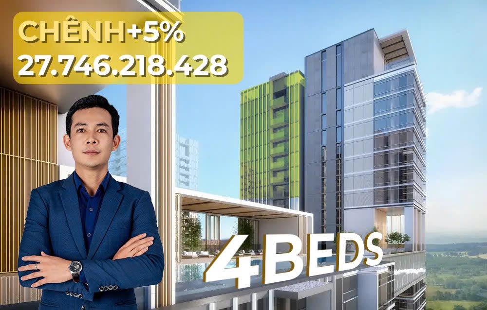 Căn hộ Narra Residences Thủ Thiêm 166m² giá thỏa thuận - View Quận 1 tuyệt đẹp!