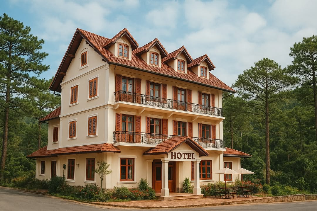 Khách sạn cho thuê đường Nguyễn Chí Thanh, Đà Lạt 75 triệu - Vận hành ngay!