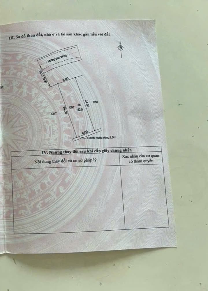 Đất thổ cư 192m² tại Liên Sơn, Tân Yên - Kinh doanh thuận lợi chỉ 1.8 tỷ!