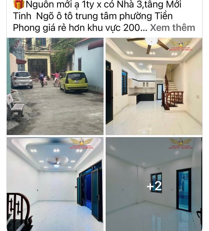 Nhà 3 tầng mới tinh phường Tiền Phong, 40m² giá chỉ 1 tỷ - Đầu tư sinh lời!