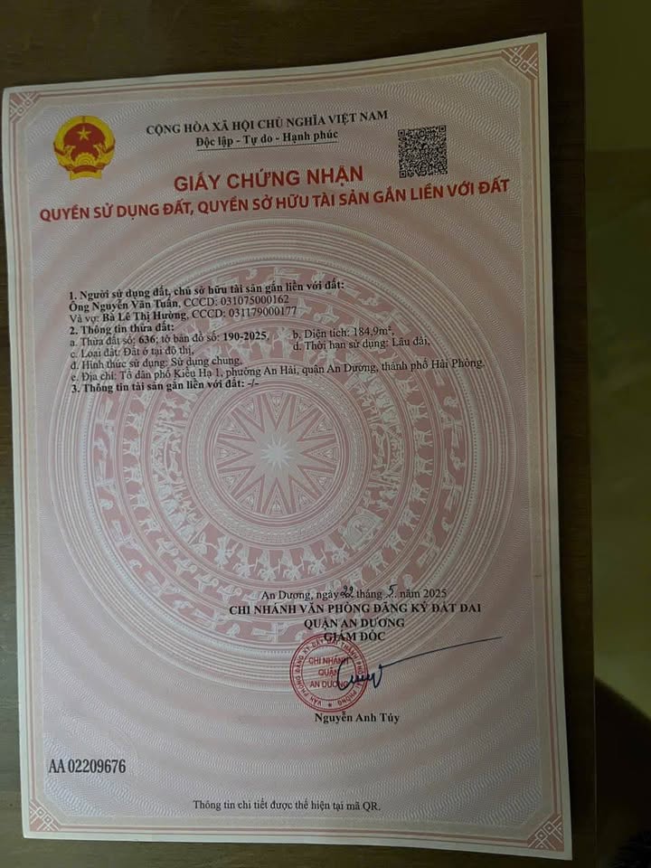 Đất nền Quốc Tuấn, An Dương 46m² giá 600 triệu - Đầu tư sinh lời 100%!