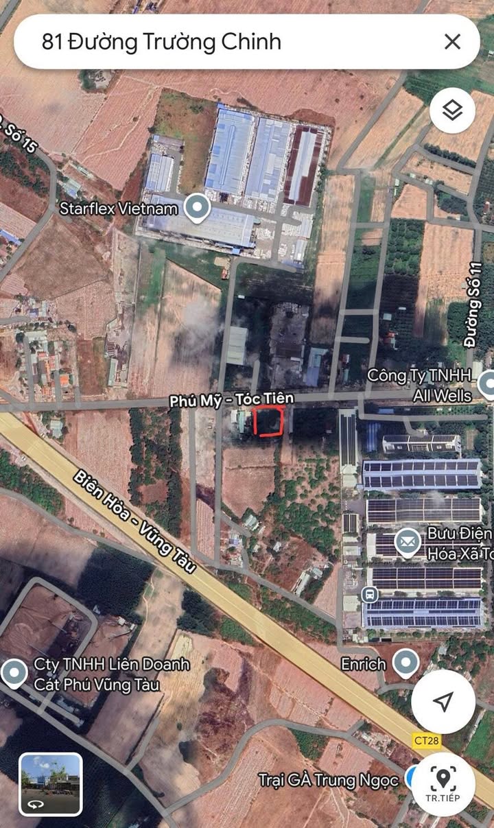 Đất mặt tiền đường Phú Mỹ - Tóc Tiên 1200m² giá 21 tỷ - Cơ hội đầu tư sinh lời!