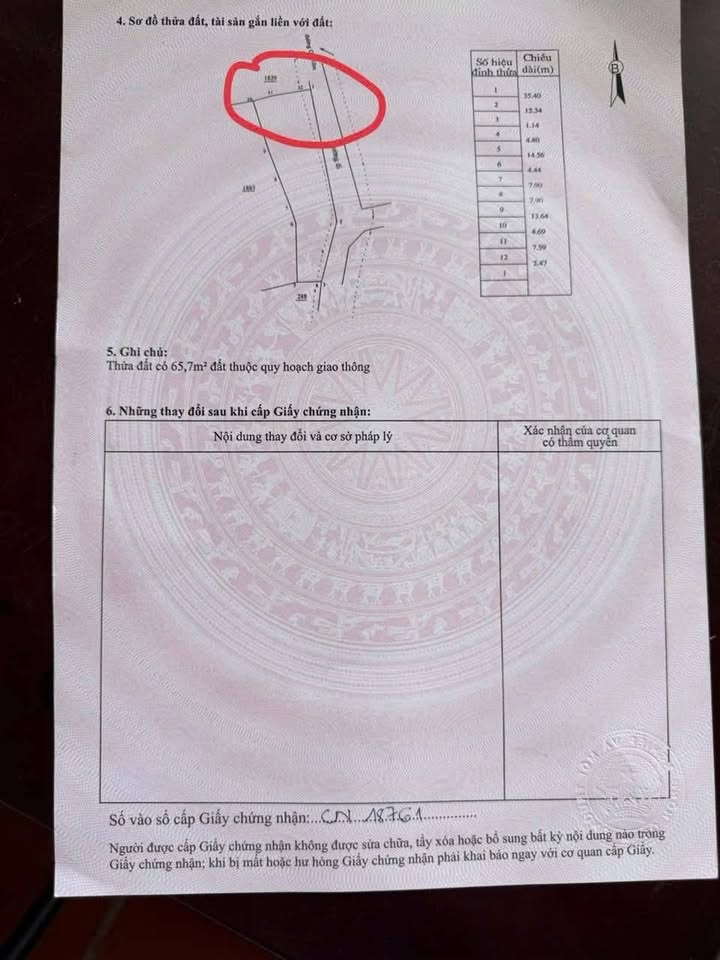 Đất thổ cư 180m² tại Thôn Thạch Thành, Khánh Hòa - Giá chỉ 780 triệu, pháp lý rõ ràng!