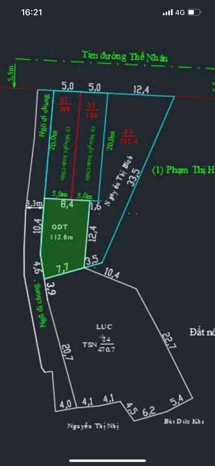 Đất thổ cư Hòa Nghĩa, Dương Kinh 110m² giá 2 tỷ - Đầu tư sinh lời lý tưởng!