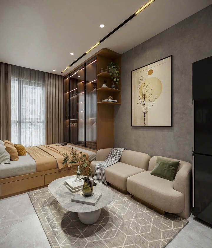 Căn hộ cho thuê Dương Nội 1PN - Nhà mới 100% full nội thất!