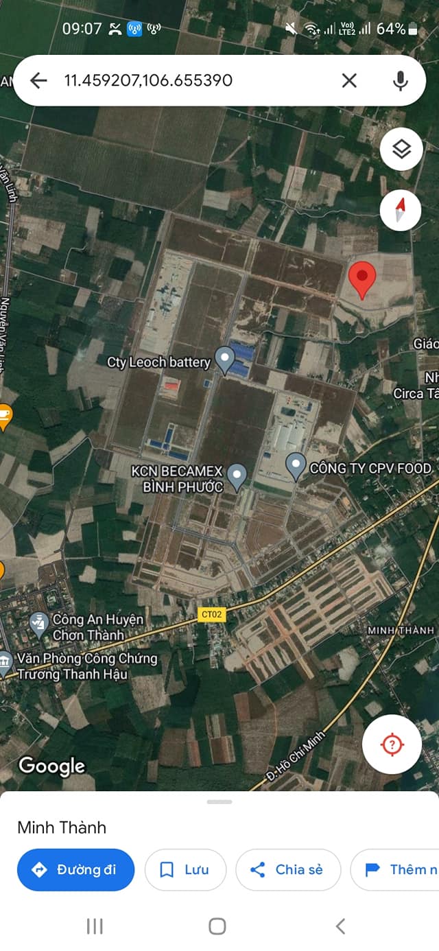 Đất nền KP5 Minh Thành 27990m² giá 900 triệu - Cơ hội đầu tư hấp dẫn!