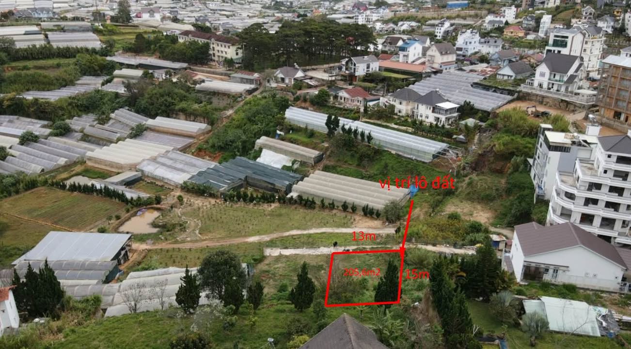 Đất nền Nam Hồ Đà Lạt 205,6m² giá 6.4 tỷ - Cơ hội đầu tư tuyệt vời!