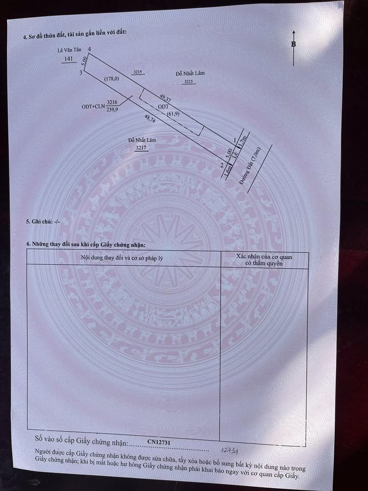Đất thổ cư Hiệp An Thủ Dầu Một 239.9m² giá 2.1 tỷ - Vị trí đẹp, tiện ích đầy đủ!