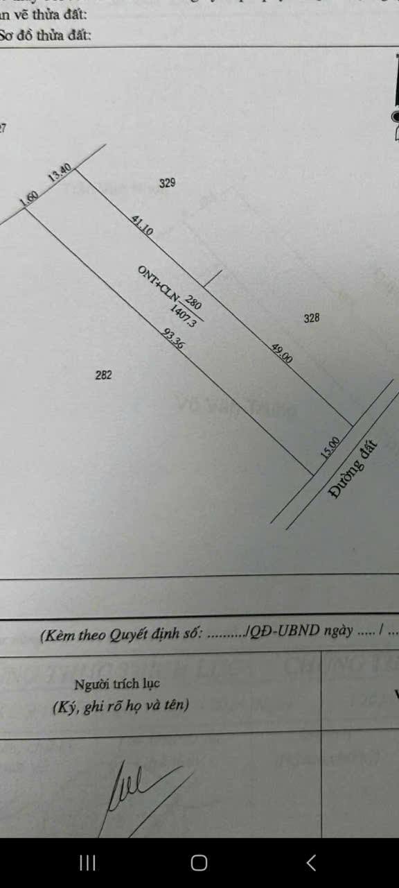 Đất nền Gò Dầu 1395m² giá 2.85 tỷ - Đầu tư sinh lời lý tưởng!