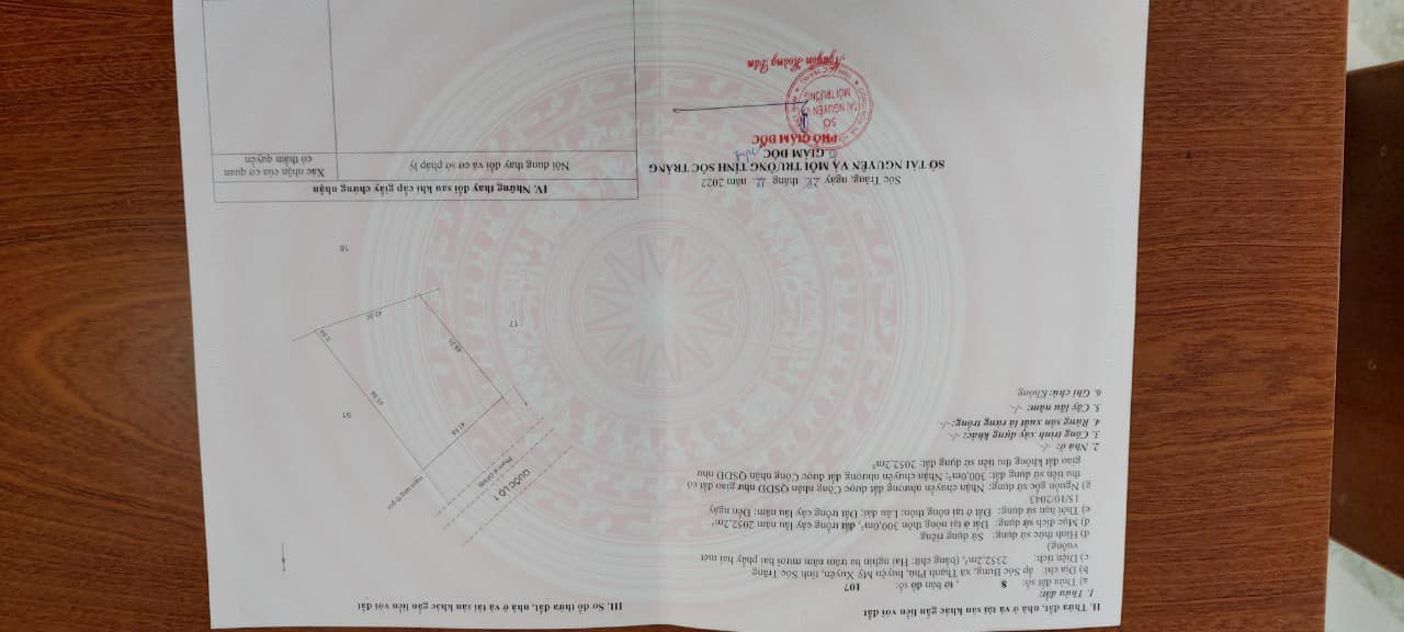 Đất nền mặt tiền Quốc lộ 1A Thạnh Phú 2352m² giá 3.36 tỷ - Cơ hội đầu tư vàng!