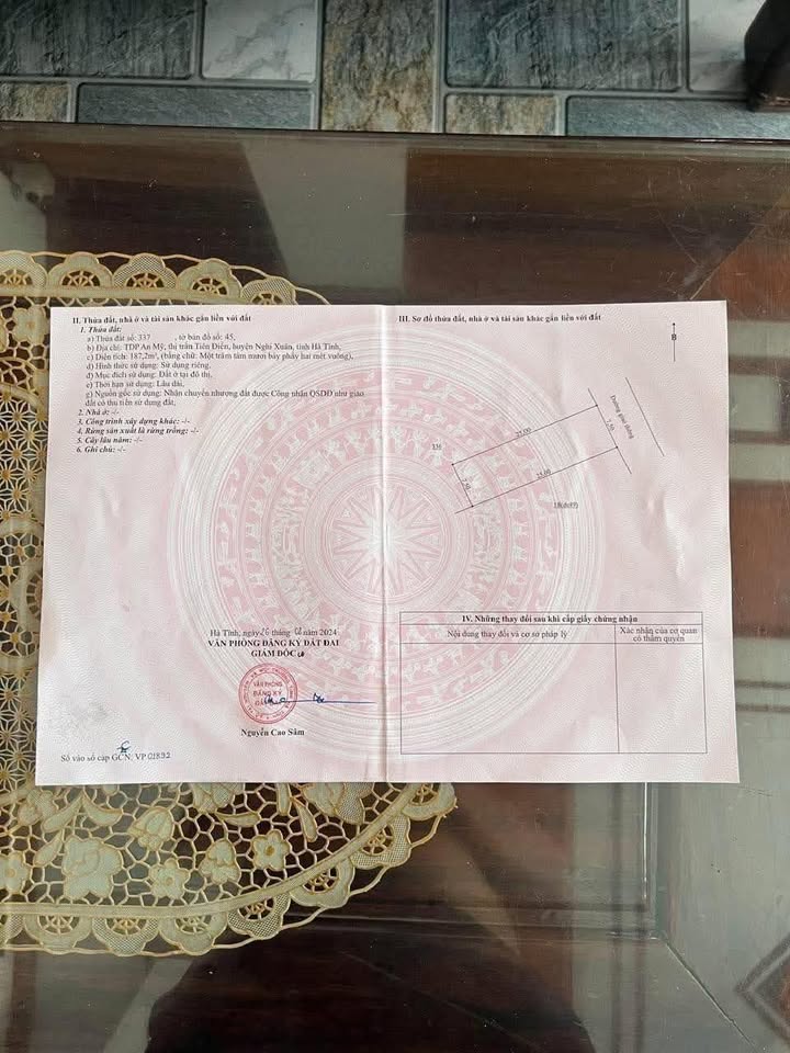 Đất mặt đường Nguyễn Hành, Nghi Xuân 187.5m² giá 2.4 tỷ - Đầu tư sinh lời ngay!