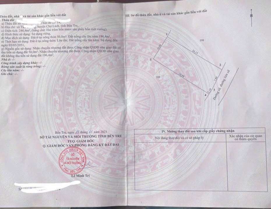 Đất nền thổ cư Tân Thiềng 246.4m² giá 550 triệu - Cơ hội đầu tư tuyệt vời!