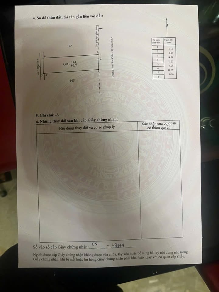 Nhà cấp 4 đường Trần Khắc Chân, phường Thành Nhất, 56m² giá 3.6 tỷ - Bán gấp chính chủ!