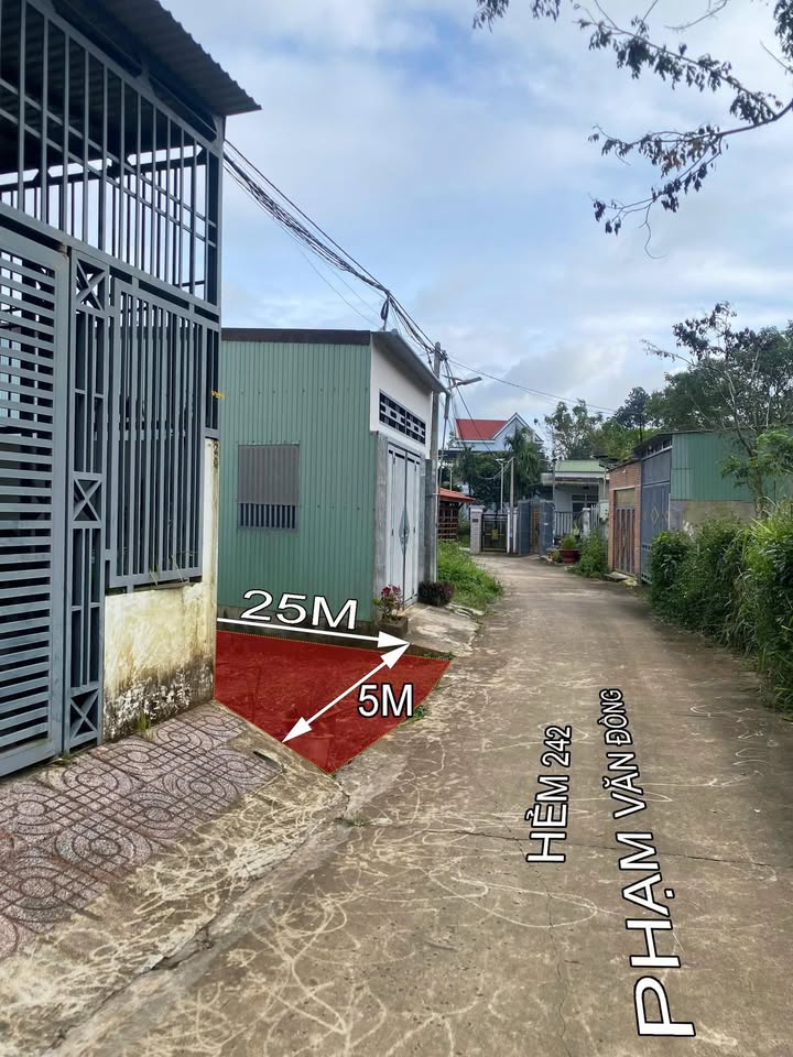 Lô đất đẹp Phường Tân Hòa, Đắk Lắk 125m² giá 1.45 tỷ - Vị trí thuận lợi, an ninh tốt!