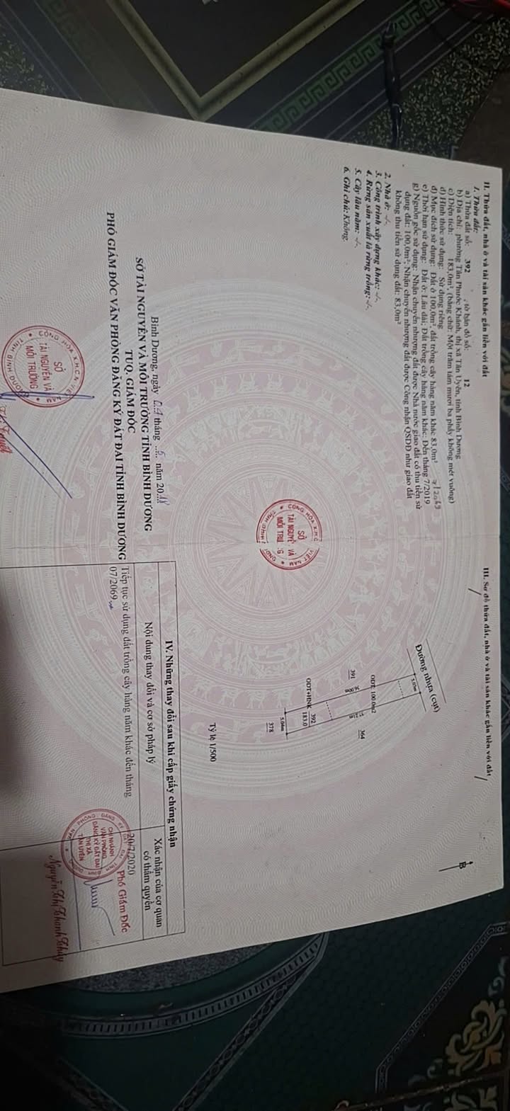 Đất mặt tiền Tân Phước Khánh, Tân Uyên 183m² giá 3.1 tỷ - Cơ hội đầu tư tuyệt vời!