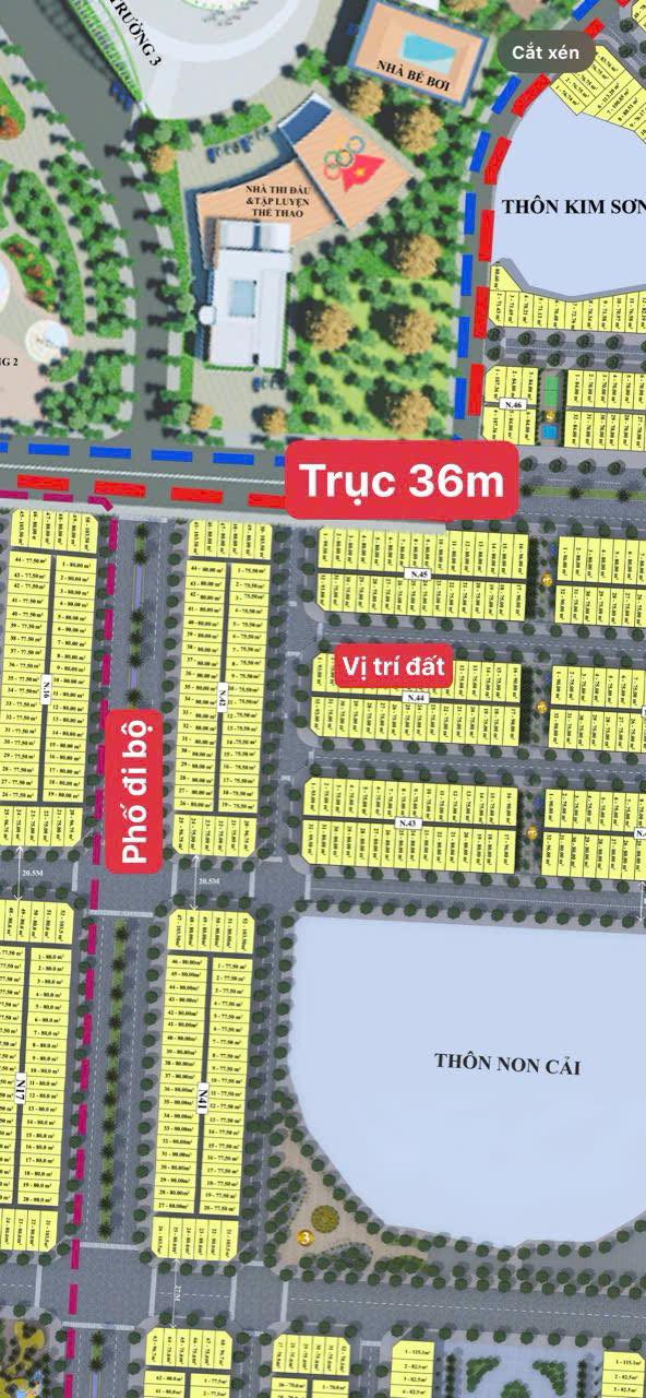 Đất nền Vôi, Lạng Giang 75m² giá 1.8 tỷ - Cơ hội đầu tư hấp dẫn!