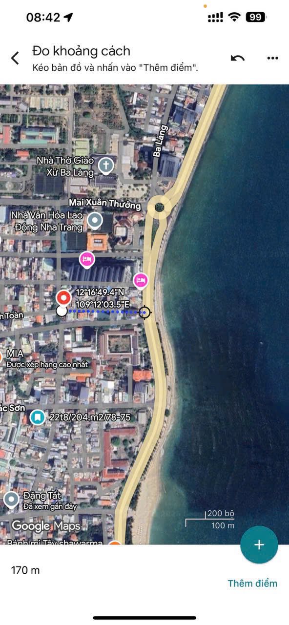 Nhà góc 3 mặt tiền đường 16m Vĩnh Hải 95.5m² giá 14 tỷ - Cách biển chỉ 170m!