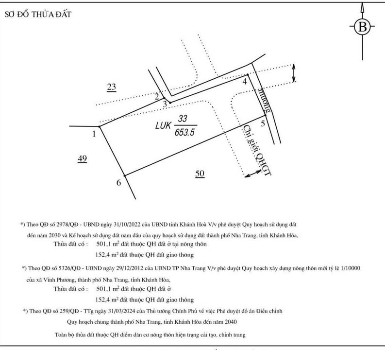 Đất nền Vĩnh Phương Nha Trang 317,4m² giá 3,5 tỷ - Cơ hội đầu tư hiếm có!