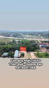Đất nền thổ cư 120m² tại KCN Tam Dương 1 - Giá chỉ 1 tỷ - Cơ hội đầu tư tuyệt vời!